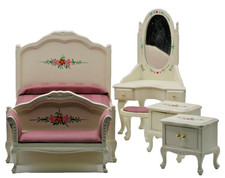 Conjunto de móveis para quarto em miniatura escala 1:12 uma polegada para casa de bonecas comprar usado  Enviando para Brazil