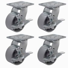Rodízios de roda de ferro fundido de aço com rodízio pesado 4"X2", capacidade 800-3000 lb comprar usado  Enviando para Brazil