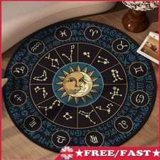 Alfombra Rueda Tarot 12 Constelaciones Suave Lavable Entrada Comedor Decoración segunda mano  Embacar hacia Mexico