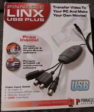 Sistema de edição de captura de transferência de vídeo Pinnacle LINX USB Plus hardware software comprar usado  Enviando para Brazil