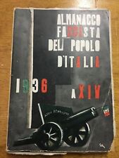 Fascismo almanacco fascista usato  Virle Piemonte