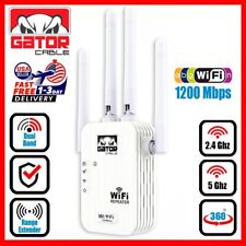 Repetidor extensor de alcance WiFi amplificador sem fio amplificador de sinal de roteador 1200Mbps, usado comprar usado  Enviando para Brazil
