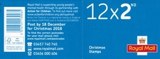 N037, GB, Markenheftchen m. Zyl. , MiNr. MH O-400**, Christmas, 12 x 2nd-Class comprar usado  Enviando para Brazil