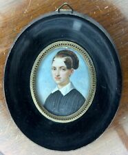 Antique miniature portrait usato  Trieste