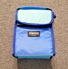 Usado, Igloo Cooler 6 latas saco de almoço, isolado dobrável, antimicrobiano AZUL comprar usado  Enviando para Brazil