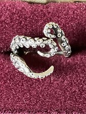Sterling silver octopus for sale  SOUTH BRENT