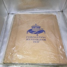 coronation souvenir book 1937 for sale  STANFORD-LE-HOPE