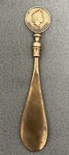 Vintage brass shoehorn for sale  LONDON