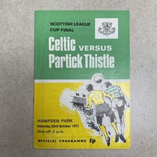 Celtic partick thistle for sale  ROTHERHAM