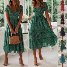 Damen blumen freizeitkleid gebraucht kaufen  Obertshausen