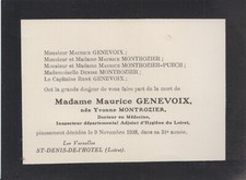 1938 faire part d'occasion  Toulouse-