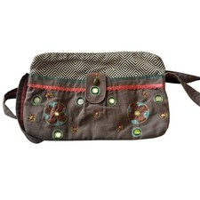 Bolsa tiracolo Boho bordada tecido enfeitado  comprar usado  Enviando para Brazil