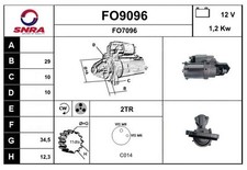 Fo9096 demarreur ford d'occasion  Saint-Etienne