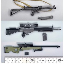 Acessórios para bonecos de ação arma 3 peças 1/6 esterlina SMG AW L96A1 G-3 SG1, usado comprar usado Acessórios para bonecos de ação arma 3 peças 1/6 esterlina SMG AW L96A1 G-3 SG1, usado comprar usado  Enviando para Brazil
