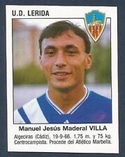 PANINI FUTBOL 93-94 ESPANHOL -#406-U.D.LERIDA-MANUEL JESUS MADERAL VILLA comprar usado  Enviando para Brazil