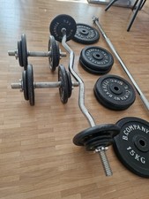 Hantelstangenset hantel langha gebraucht kaufen  Barsinghausen
