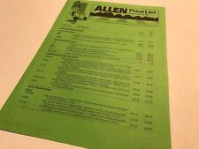 Allen power equipment for sale  UK