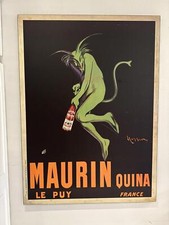 Pôster vintage Maurin Quina 1906 Le Puy litografia por Leonetto Cappiello em MADEIRA comprar usado  Enviando para Brazil