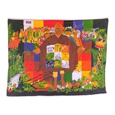 Toalha de mesa vintage 100% algodão tecido, capa, pintada por Brot fur die Welt comprar usado  Enviando para Brazil