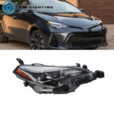 Farol de lente preta lateral direita para Toyota Corolla SE XSE XLE 2017-2019 comprar usado  Enviando para Brazil