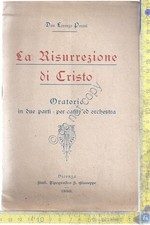 Libretto risurrezione cristo usato  Milano