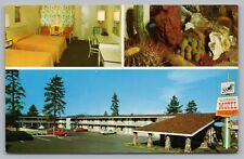 Cartão postal Maverick Motel restaurante lounge piscina aquecida curva Oregon multi vista, usado comprar usado  Enviando para Brazil