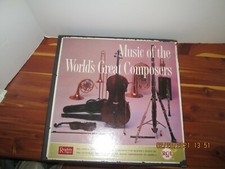 1959 MUSIC OF THE WORLD'S GREAT COMPOSERS 12LP Box Set RCA Records Box Set USED comprar usado 1959 MUSIC OF THE WORLD'S GREAT COMPOSERS 12LP Box Set RCA Records Box Set USED comprar usado  Enviando para Brazil