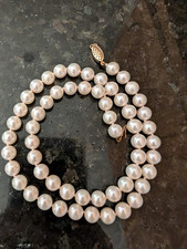 Cultured pearl necklace for sale  ASHBOURNE