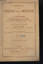 Abrégé théorie musique d'occasion  France