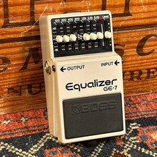 1980s Boss GE-7 equalizador gráfico 7 bandas equalizador pedal etiqueta preta MIJ Japão comprar usado  Enviando para Brazil