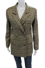 Jaqueta blazer leoa feminina xadrez peito duplo marrom algodão tamanho médio comprar usado Jaqueta blazer leoa feminina xadrez peito duplo marrom algodão tamanho médio comprar usado  Enviando para Brazil