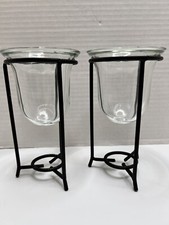 Black metal candle for sale  Midlothian