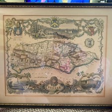 Sussex county map for sale  CASTLE CARY