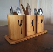 Bambus besteckhalter teilig gebraucht kaufen  Seelze