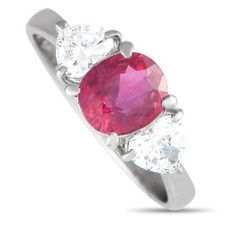 Amazing platinum 0.61ct d'occasion  France