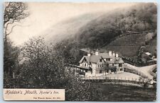 Cartão postal Heddon's Mouth Hunter's Inn Exmoor Devon Inglaterra comprar usado  Enviando para Brazil