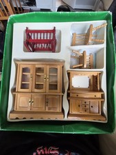 Vintage wooden dollhouse for sale  STEVENSTON
