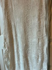 Sari length white for sale  Las Vegas