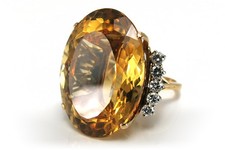 Damen ring citrin gebraucht kaufen  Düsseldorf