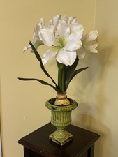 Artificial white amaryllis for sale  Selma