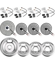 Usado, Panelas gotejadoras queimador prata 6" e 8" W10290353 W10290350 para Whirlpool Kenmore Maytag comprar usado  Enviando para Brazil