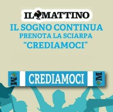 Sciarpa calcio ssc usato  Torrecuso
