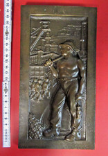Bergbau wandrelief bronze gebraucht kaufen  Baesweiler