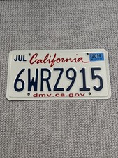 California license plates for sale  CHATHAM