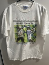 Nike Agassi Vs. vintage 1998 Camisa de jogo Courier Tennis Hall Of Fame comprar usado  Enviando para Brazil