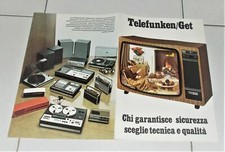 Brochure televisori telefunken usato  Settimo Torinese