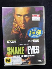Snake eyes dvd for sale  NOTTINGHAM