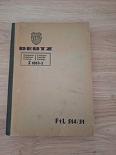 Deutz f1l514 ersatzteilliste gebraucht kaufen  Willich