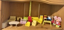 Lote de Móveis Vintage para Casa de Bonecas, Marx, Shortcake de Morango, Sylvanian, Fisher P comprar usado  Enviando para Brazil