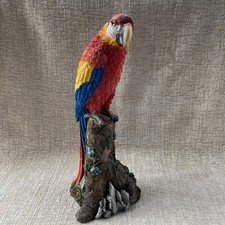 Red macaw figurine for sale  GRANTHAM